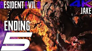 Resident Evil 6 - Gameplay Walkthrough Part 5 - Ending & Final Boss Fight (4K 60FPS) JAKE