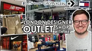 LONDON DESIGNER OUTLET SHOP WITH ME | Calvin Klein, Tommy Hilfiger, Converse and more!