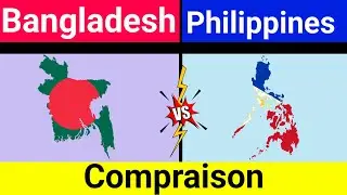 Compare Bangladesh 🇧🇩 vs Philippines 🇵🇭| Country Comprasion|Geopedia data