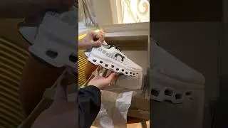 Unboxing of On Cloud Monster Exlcusive in White 😍 #unboxing #oncloud #runningshoes #revolve