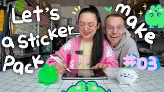 Let&rsquo;s Animate a Frog Sticker Pack 🐸🐸 #03 - Frog Hips Don&rsquo;t Lie 👀💚 NEW SERIES