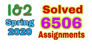 Aiou Assignment Code 6506 Solved Spring 2020 | Education In Pakistan M.ed Code 6506