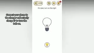 Brain Find Level 108 Its dark turn on the light