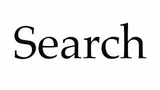 How to Pronounce Search