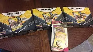 Opening 3 Pok&eacute;mon boltund v showcase boxes 10 booster packs total
