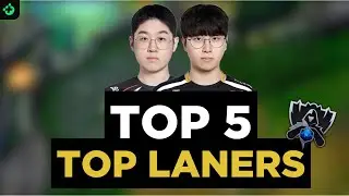 Os melhores top laners do Worlds&nbsp;2025