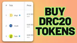 Как купить токены DRC20 | Покупка токенов Doge через кошелек Doge Labs и drc-20.org