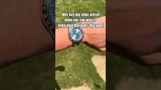 Seiko mod watch&rsquo;s are so amazing better then rolex lol #trending #watch #viralvideo #rolex #seiko