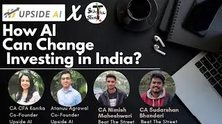 How AI can change Investing in India?💰Beat The Street X Upside AI💰Upside AI Smallcase