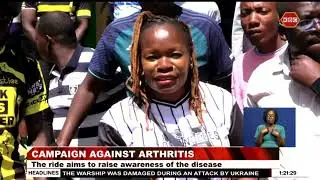 An awareness group concludes a multi-city bicycle ride that aims to raise awareness of Arthritis