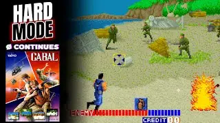 Cabal (Arcade) Hard Mode | 0 Continues | 1 CREDIT | Longplay [FULL GAME]
