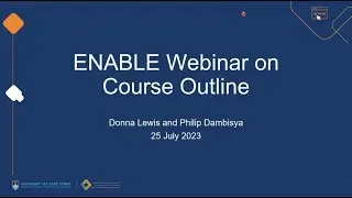 Part 3: Redesigning your course outline