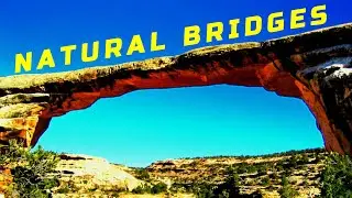 DRIVING ON A CLIFF EDGE ROAD UTAH !!! (NATURAL BRIDGES NATIONAL PARK)