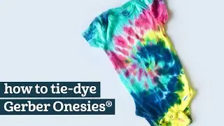 How to Tie Dye Gerber OnesiesⓇ