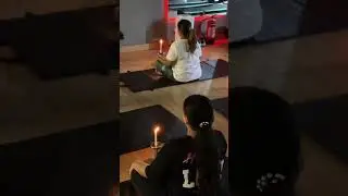 CANDLE MEDITATION CLASS.
