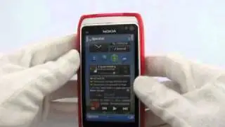 Полимерный чехол для Nokia n8 Красный