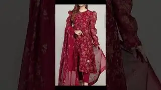 two piece printed suit design #fashion #dress #bridalfashion #fashiondress #ytshorts #ladiesdress