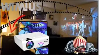 WiMiUS K2 Mini Projector | Watch Your Favorite Movies In The Bedroom!