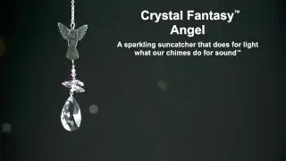 Crystal Fantasy Suncatcher - Angel by Woodstock Chimes