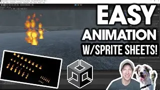 Создание АНИМАЦИИ из СПРАЙТ-ШИТОВ в Unity!