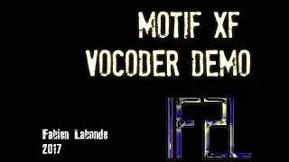 SYNTH DEMO #9 Yamaha Motif XF - Vocoder Demo