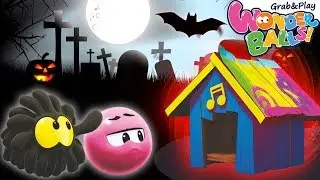 Colors with Wonderballs | Arts & Crafts | Learn Colors With CUT AND PAINT | WonderBalls House Paints