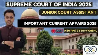 Supreme Court Junior Assistant 2025 | JCA GK | GK FOR JCA 2025