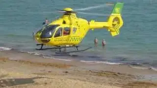 Air Ambulance beach patient evacuation - HIOWAA - See wowandnotsowow for more!