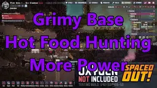 Digging for Hot Food. Glossy Plastic Grimy Base Ep  5 Oxygen Not Included Spaced Out Playthrough