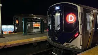 NYC Subway R211 D Yankee Special Trains