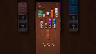 Color wood sort Puzzle Game level #14#