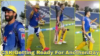 Chennai Super Kings Getting Ready For Another Day Of Practice Session | Vivo IPL 2021 | CricDvij