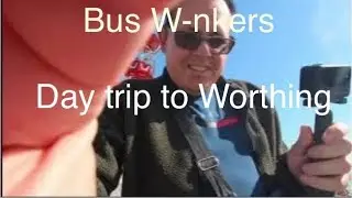 Worthing for the day on the 700 coastliner bus at &pound;8 return for 2, a real bargain. Fun day & sunny.