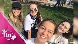 Lisa-Marie Koroll chillt mit ihrer Girls-Squad
