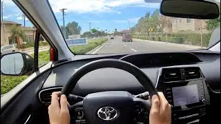 2020 Toyota Prius XLE e-AWD POV Test Drive (3D Audio)