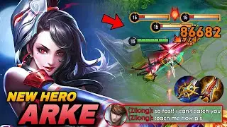 NEW HERO ARKE! HOW TO USE ARKE PROPERLY TO ASSASSINATE ENEMIES EASILY! | ARKE BUILD & ARCANA
