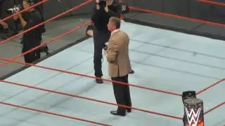 Vince McMahon names Kurt Angle as the new GM of WWE Raw/Kurt Angle comes to the ring