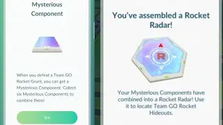 Rocket Radar Mysterious Component in Pok&eacute;mon GO