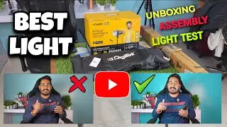 Lighting Setup For Youtube Videos | Digitek Lite dcl-150wbc Combo 150w | Budget Youtube Studio Setup