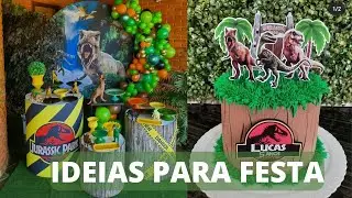 IDEIAS PARA FESTA COM TEMA JURASSIC PARK