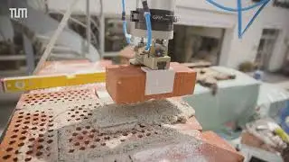 Mit Robotern klimaoptimiert bauen/Climate-optimized building with robots