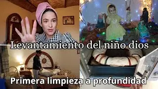 Levantamiento del Ni&ntilde;o Dios 👶✨ | Regalos, botitas de dulces y primera limpieza profunda del 2026 🧹🏡