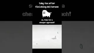 toby fox after finishing deltarune