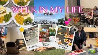 Starting over as a single mom of 4 + Homeschool + cooking + work from home routines as a black woman