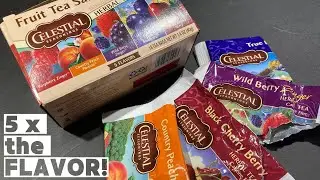 In Hand Review of Celestial Seasonings Fruit Tea Sampler Herbal Tea Variety Pack