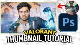 Valorant Veto Thumbnail Tutorial ! Photoshop