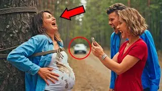 Millionaire Husband And Mistress Livestream The Pregnant Wife Tied To A Tree. Someone Showed Up..