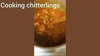 I cut my chitterlings cooking time down by 2 hours #asmr #chitterlings