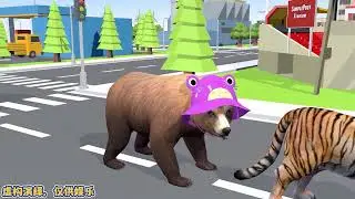 The little animal with the hat is so cute#children's animation#animation video#original animation