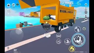 垃圾車收垃圾